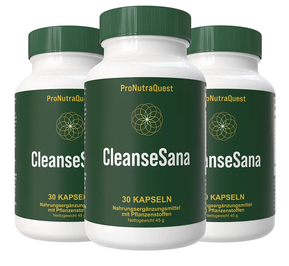 CleanseSana Natural Digestive Supplement Bottle